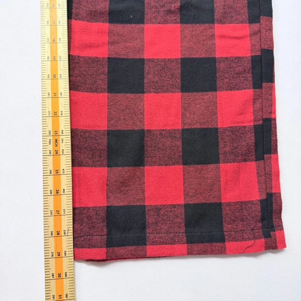 Sonoma Goods For Life Mens XXL Red Black Buffalo Plaid Flannel Pajama Pants NWT